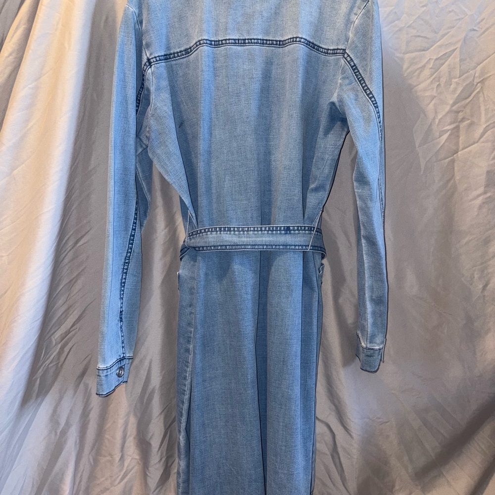 Style & Co. Light Blue Denim Shirt Dress - Picture 2 of 3